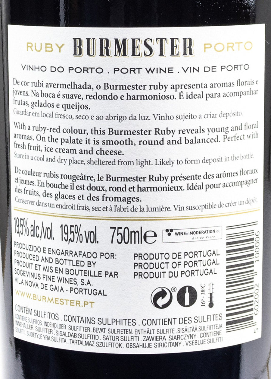 VINHO DO PORTO - BURMESTER KIT 4 MINIATURAS