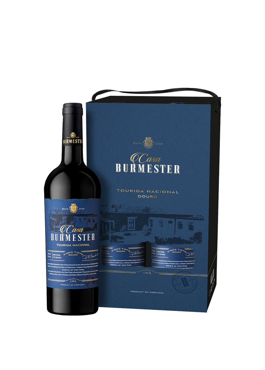 GIFT PACK 2 GARRAFAS VINHO DOURO TINTO CASA BURMESTER TOURIGA NACIONAL 2022