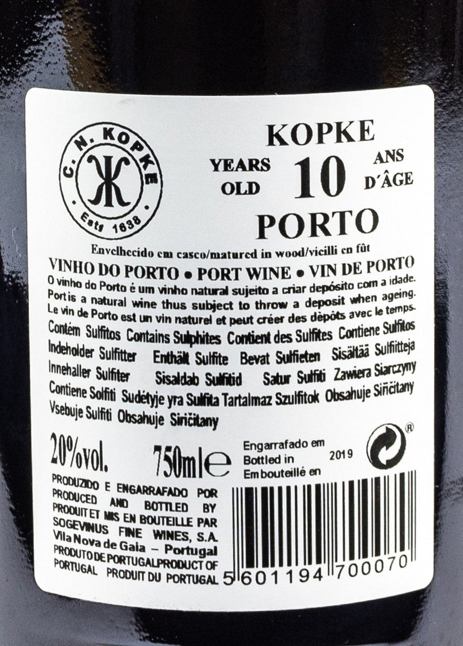 VINHO DO PORTO - KOPKE 10 ANOS TAWNY