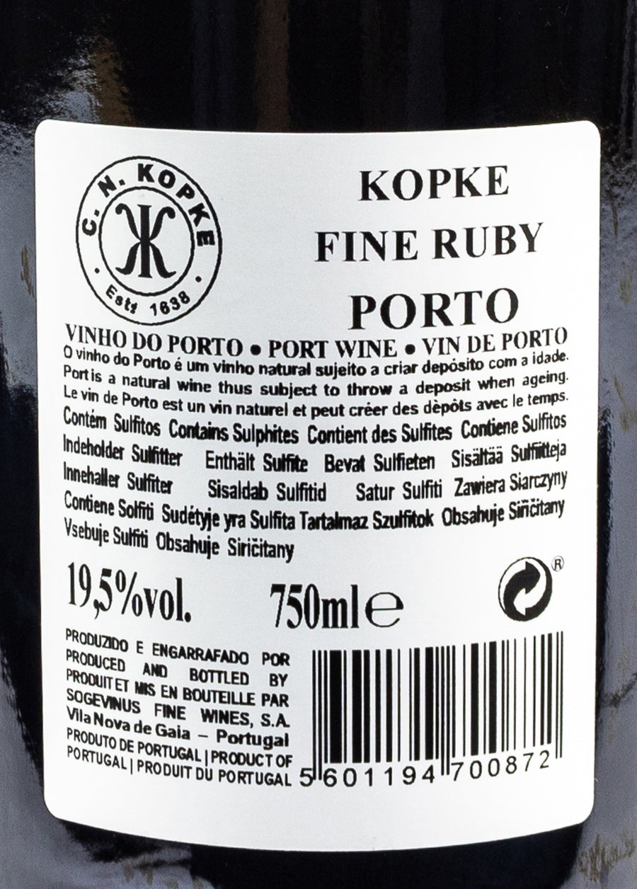 VINHO DO PORTO - KOPKE FINE RUBY