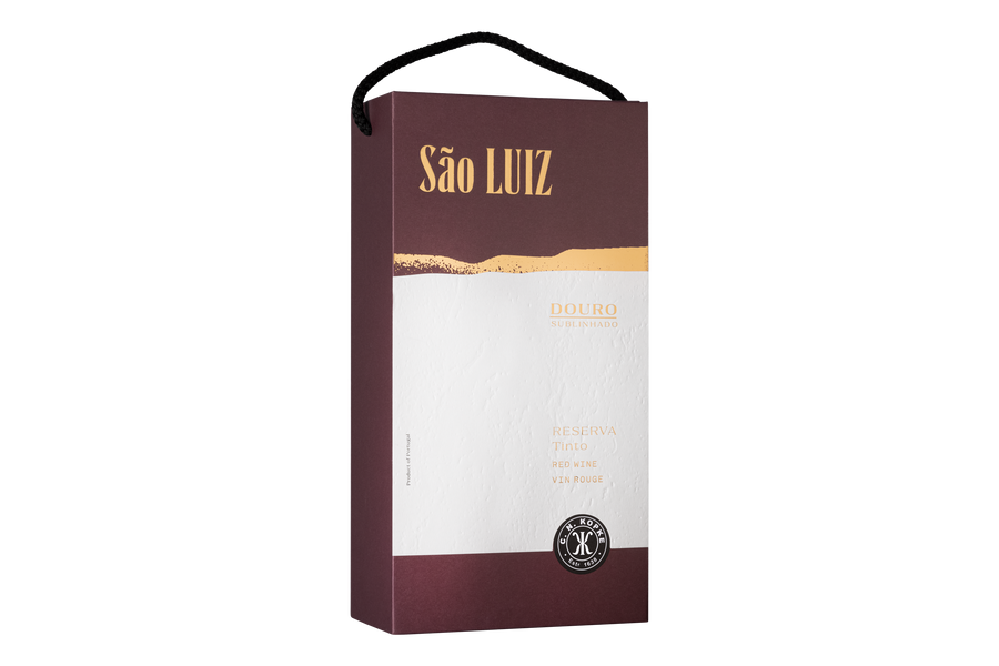 GIFT PACK 2 GARRAFAS VINHO DOURO SÃO LUIZ RESERVA TINTO 2022