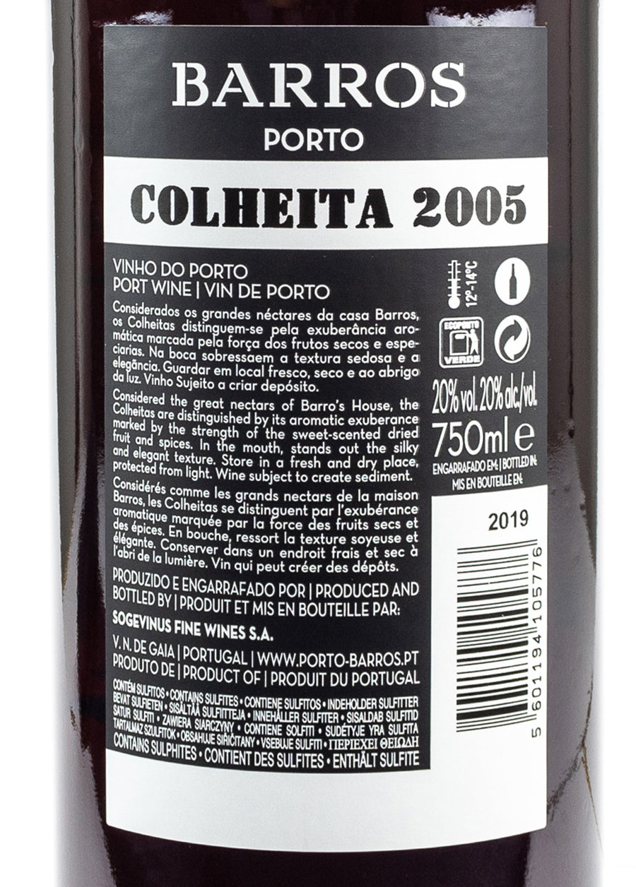 Vinho do Porto Barros Colheita 2005 Tawny