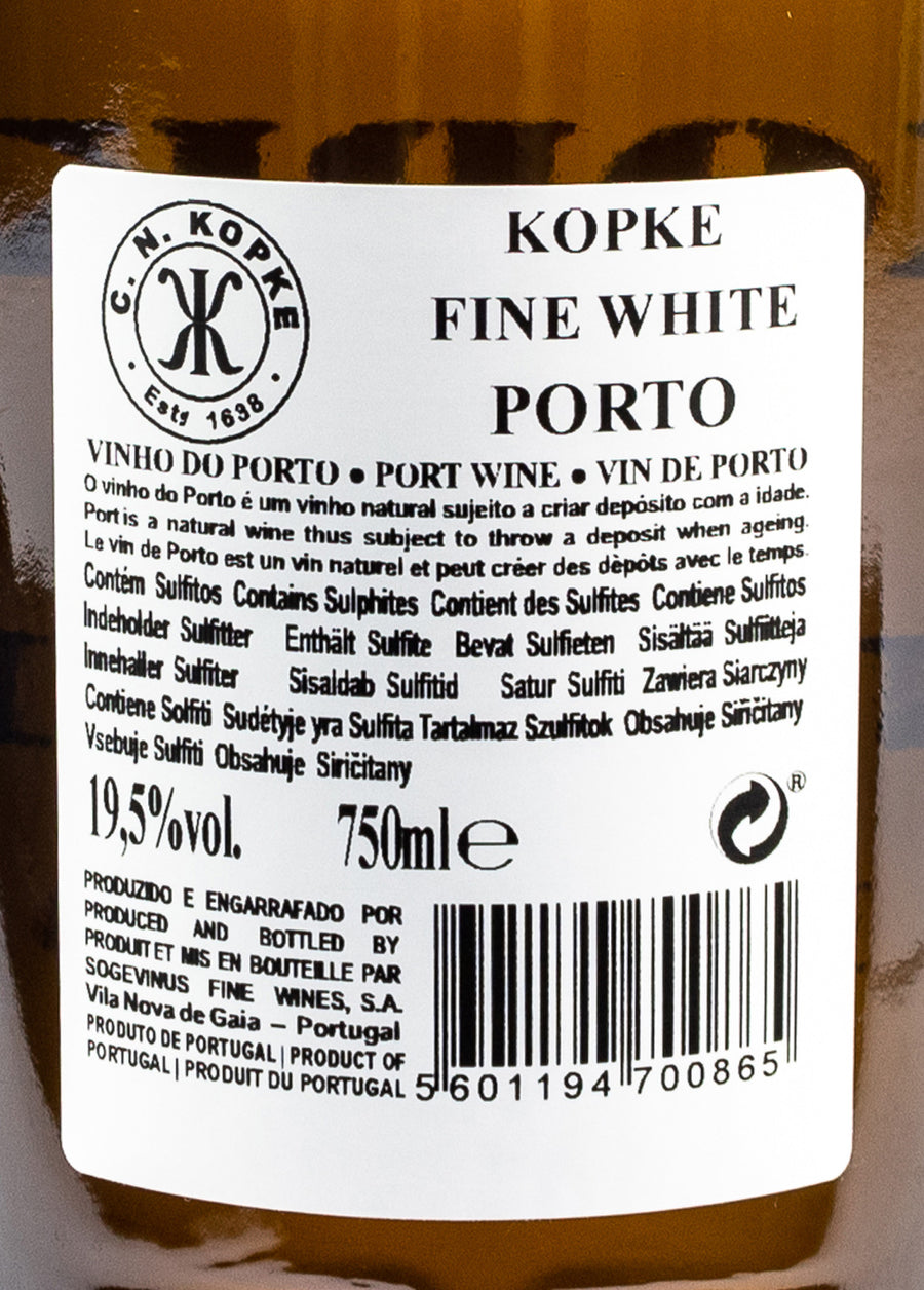 VINHO DO PORTO BRANCO - KOPKE FINE 0,75L